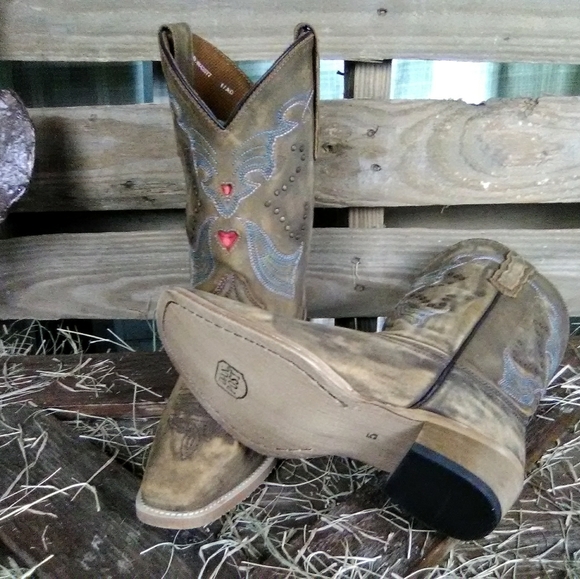 NWOB Dan Post cowgirl boots size Y5 - Picture 3 of 3